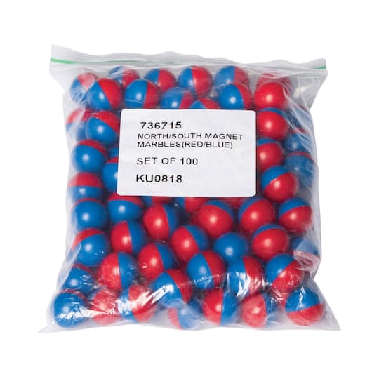 Dowling Magnets® North & South Magnet Marble Set, 100ct.
